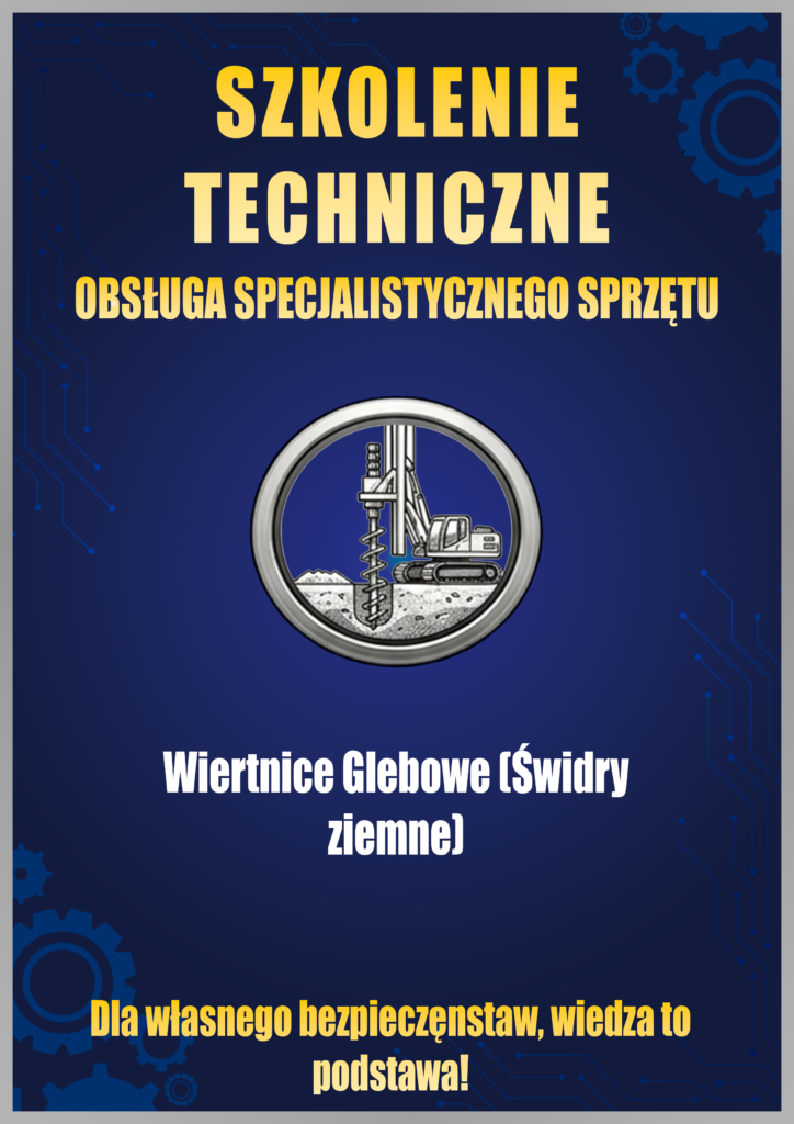 Obsługa wiertnic glebowych
